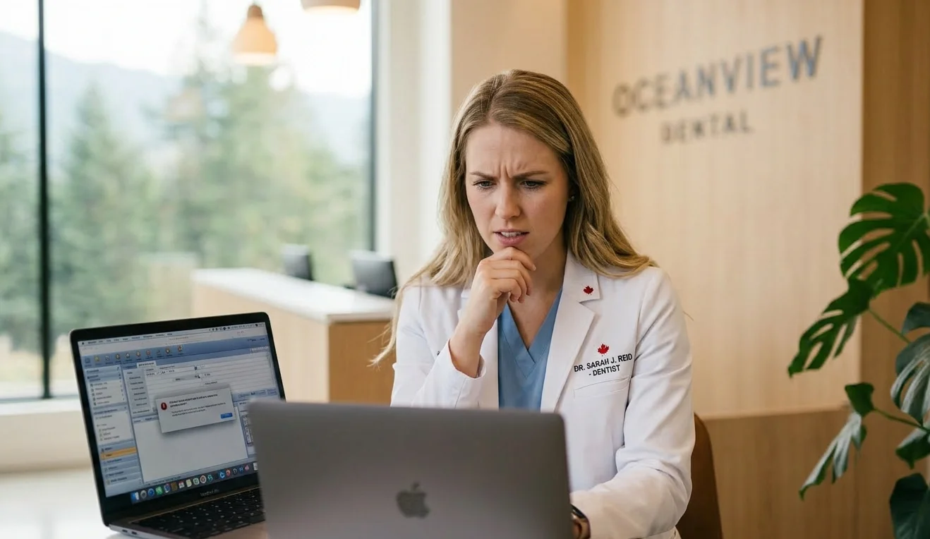 Dentist frustrated with Yellow Pages website limitations and poor rankings