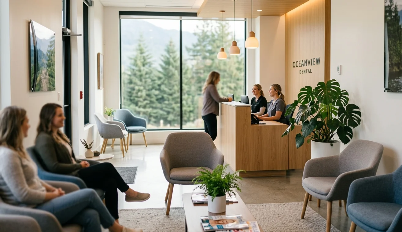 Modern dental practice with custom website and SEO-optimized online presence