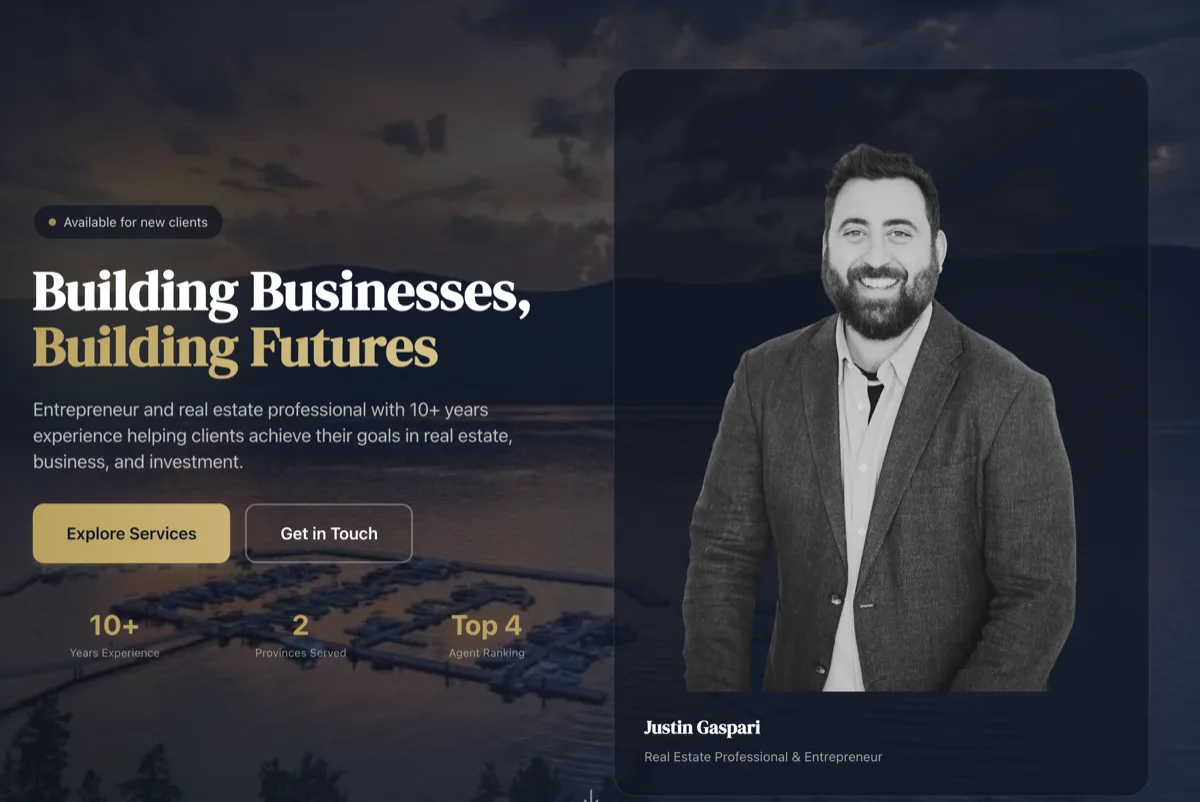 Private Equity firm custom website